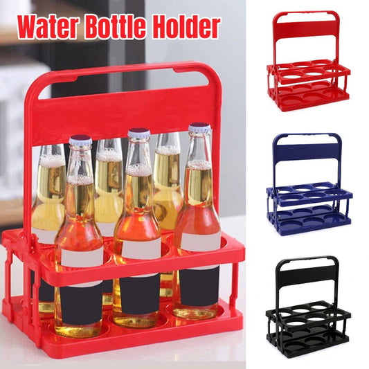 Portable Foldable Plastic Beer Carrier Basket Drinks Storage Tote Stand Holder - UrbanNest Co