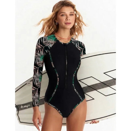 Mesh Sleeve Sexy Swimsuit Women Summer Bathing Suit Bikini Set Long Sleeve Swimwear Beach Swimming Suit For Female Купальник - UrbanNest Co