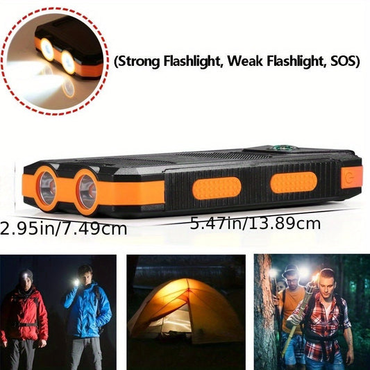 10000mAh Portable Solar Power Bank with Dual USB - UrbanNest Co