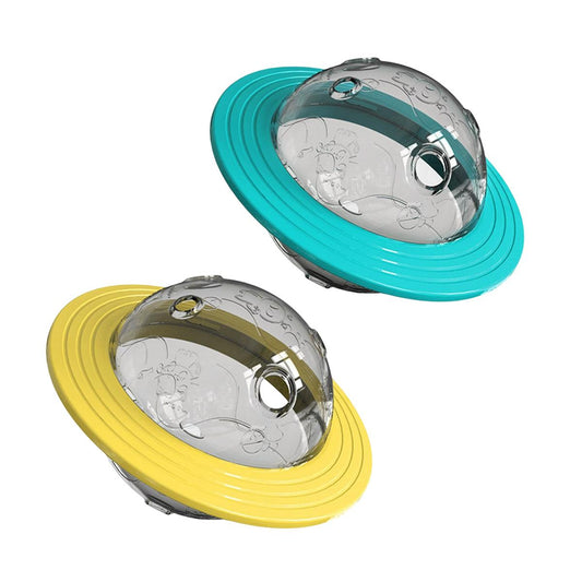Leaky Ball Teething Toy Frisbee for Dogs and Cats Training Interactive Pet Toy-1
