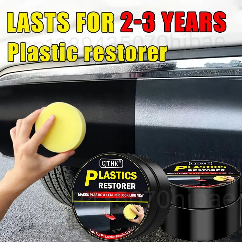 Car Plastic Restorer Back To Black Gloss Car Cleaning Products Plastic Leather Restore Auto Polish And Repair Coating Renovator - UrbanNest Co