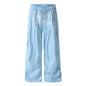 Multi - Pocket Cargo Pants Unisex Summer Lightweight Quick - Dry Wide - Leg Paratrooper Pants Casual Long Pants - UrbanNest Co