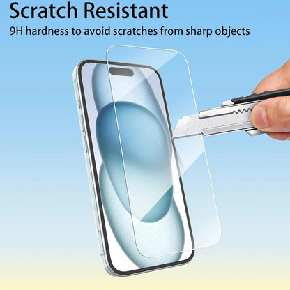 Clear Glass Film For iPhone 17 16 15 Pro Max Screen Protector For iPhone 11 12 13 14 15 Pro Tempered Glass iPhone13 Mini 16 Plus - UrbanNest Co