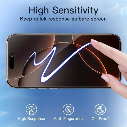 NNBILI 4Pcs Complete Coverage Tempered Glass Screen Protectors Designed For Various For iPhone 17 16 15 14 13 12 11Pro MAX Phone - UrbanNest Co