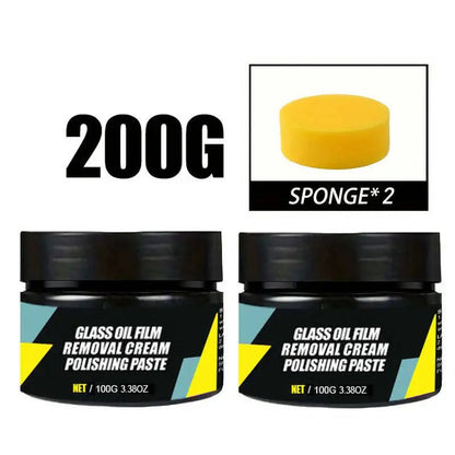 Car Glass Polish Coating Kit for Windshield Oil Film Removal Paste Car Glass Water Repellent Anti Rain Hydrophobic Cleaning Kits - UrbanNest Co