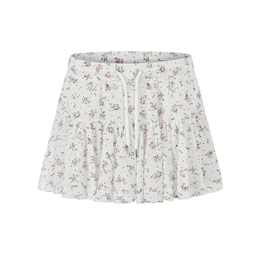 Floral High - Waisted A - Line Mini Skirt for Women, Flared Pleated Skirt with Anti - Slip Design - UrbanNest Co