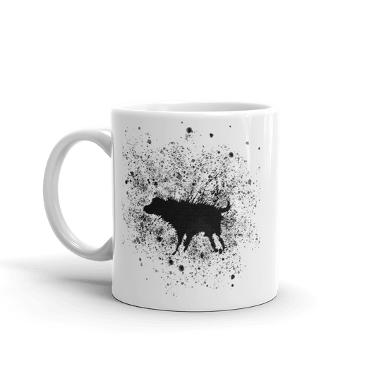 Banksy Wet Dog Splatter 2007 Street Art Mug - UrbanNest Co