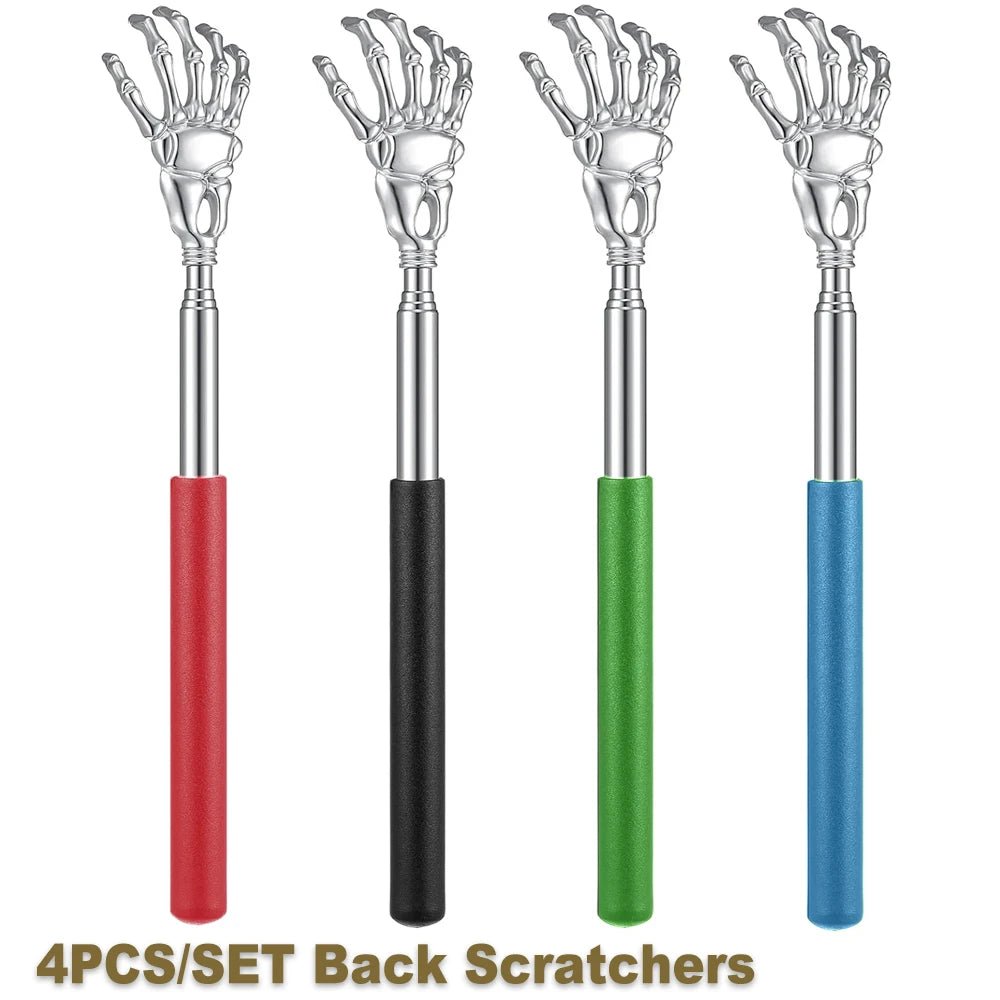 Portable Extendable Back Scratcher Stainless Steel Telescoping Back Scratcher for Both Human and Pets Extendable Back Massager - UrbanNest Co