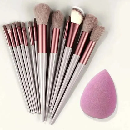 Makeup Brush Set Soft Fluffy Professiona Cosmetic Foundation Powder Eyeshadow Kabuki Blending Make Up Brush Beauty Tool Makeup - UrbanNest Co