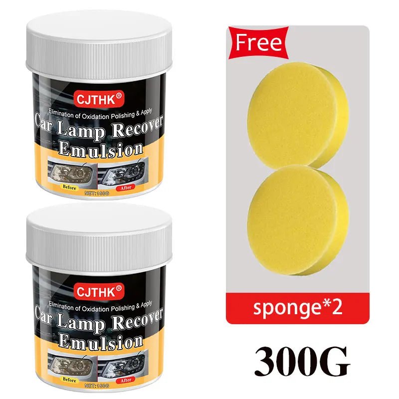 Car Headlight Restoration Polishing Kits Headlamp Scratch Remover Repair Cleaning Paste Remove Oxidation Headlight Polish Liquid - UrbanNest Co