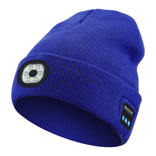 Warm LED Beanie with Bluetooth 5.4 Stereo, USB Rechargeable & 3 - Level Adjustable Light | Music & Heating Winter Hat - UrbanNest Co
