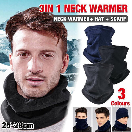 Winter Warm Fleece Snood Scarf Neck Warmer Beanie Hat Ski Balaclava Men Women - UrbanNest Co