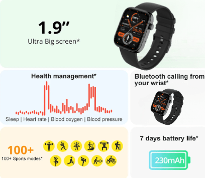 NNEOBA Voice - Activated Smartwatch for Men and Women - UrbanNest Co