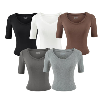 V - neck top for women - UrbanNest Co