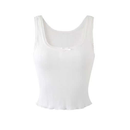 Round Neck sleeveless top T-shirt - UrbanNest Co