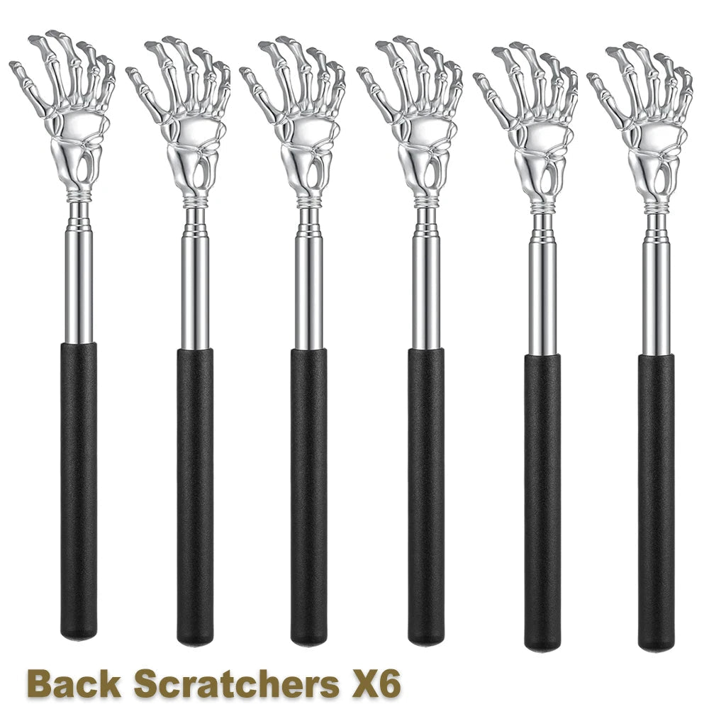 Portable Extendable Back Scratcher Stainless Steel Telescoping Back Scratcher for Both Human and Pets Extendable Back Massager - UrbanNest Co