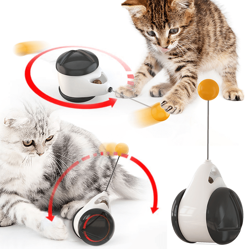Tumbler Balanced Wheel Swinging Ball Cat Toy - UrbanNest Co