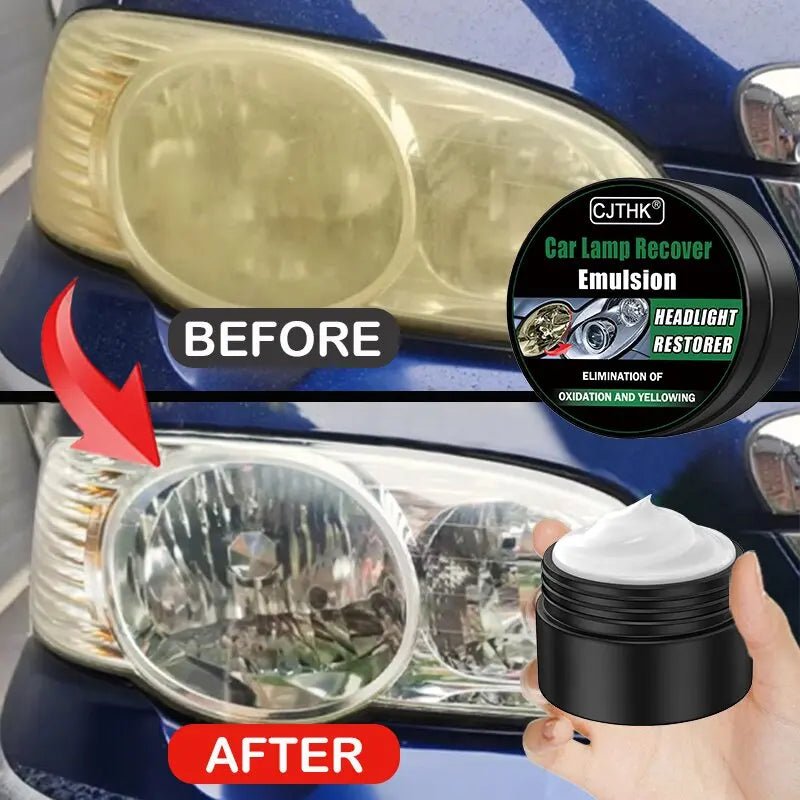 Car Headlight Restoration Polishing Kits Headlamp Scratch Remover Repair Cleaning Paste Remove Oxidation Headlight Polish Liquid - UrbanNest Co