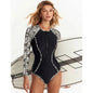 Mesh Sleeve Sexy Swimsuit Women Summer Bathing Suit Bikini Set Long Sleeve Swimwear Beach Swimming Suit For Female Купальник - UrbanNest Co