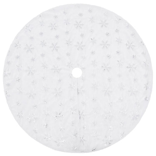 NNEVL Luxury Christmas Tree Skirt White 150 cm Faux Fur - UrbanNest Co
