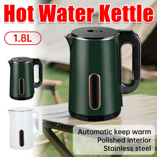 1.8L Capacity 304 Stainless Steel Electric Kettle Grade Food Safe Durable - UrbanNest Co