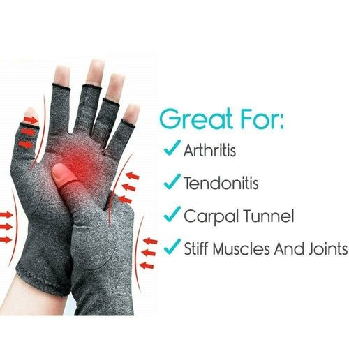 1 Pair Compression Arthritis Gloves Arthritic Joint Pain Relief Gloves - UrbanNest Co