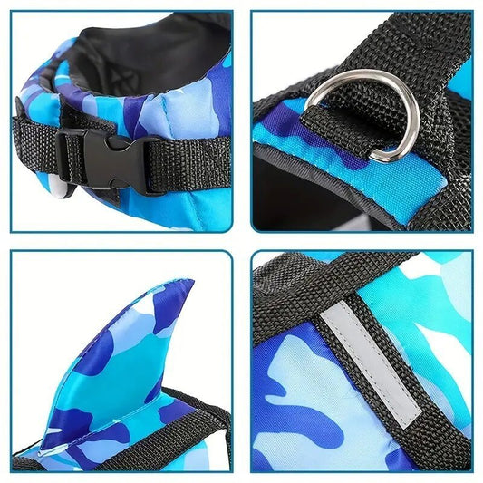 Dog Life Jacket Lightweight Adjustable Velcro Medium to Large Dog Swimwear - UrbanNest Co