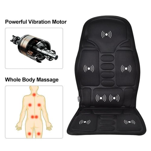 Portable Vibrating Heat Therapy Massage Cushion Mattress - UrbanNest Co