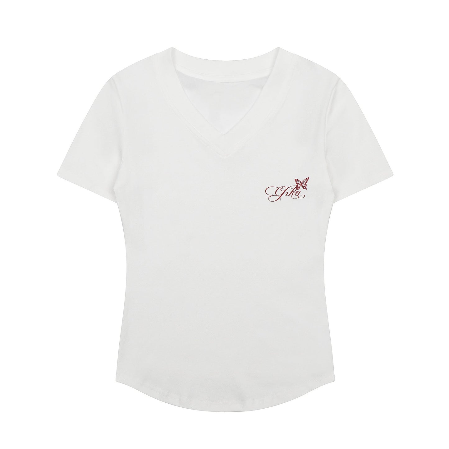 Spider Print V - Neck T-Shirt for Women,Sexy Casual Short Sleeve Top - UrbanNest Co