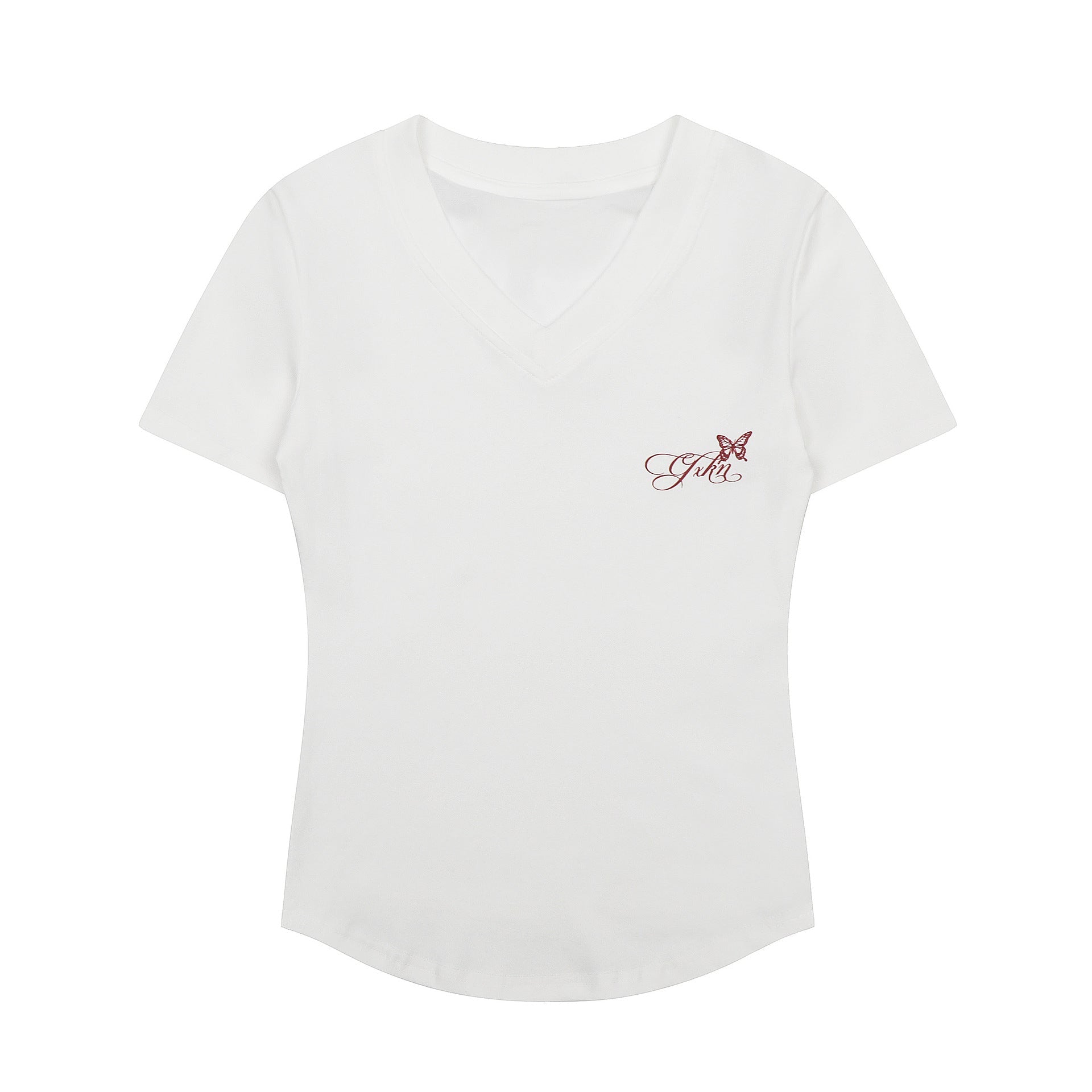 Spider Print V - Neck T-Shirt for Women,Sexy Casual Short Sleeve Top - UrbanNest Co