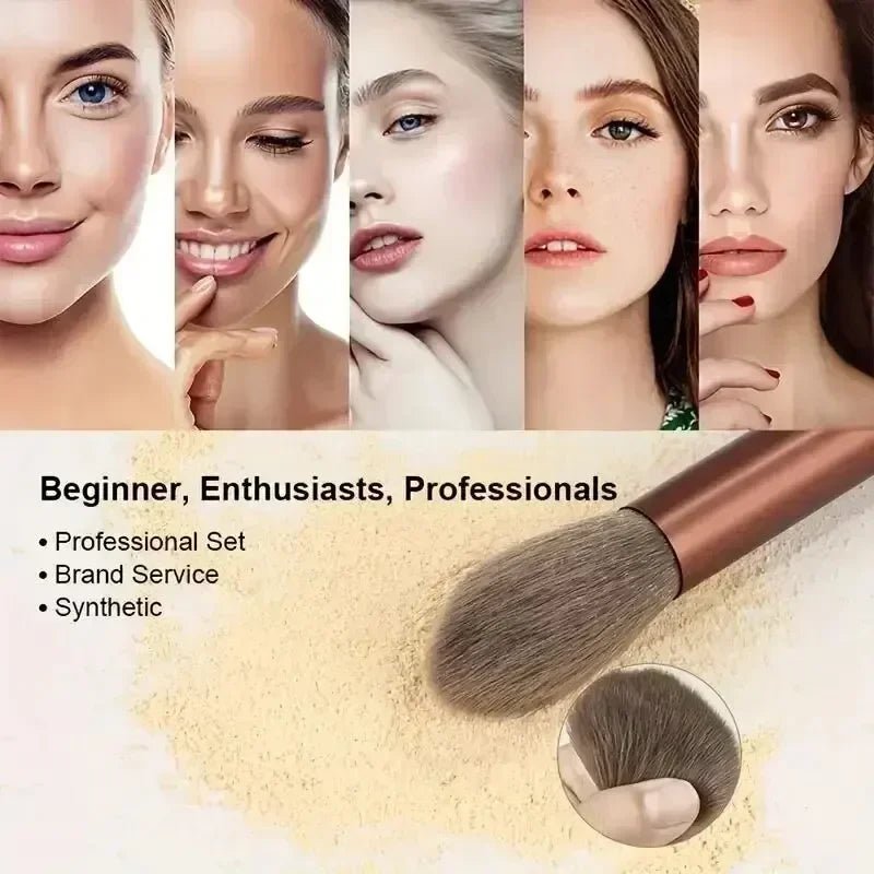 Makeup Brush Set Soft Fluffy Professiona Cosmetic Foundation Powder Eyeshadow Kabuki Blending Make Up Brush Beauty Tool Makeup - UrbanNest Co