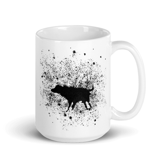 Banksy Wet Dog Splatter 2007 Street Art Mug - UrbanNest Co