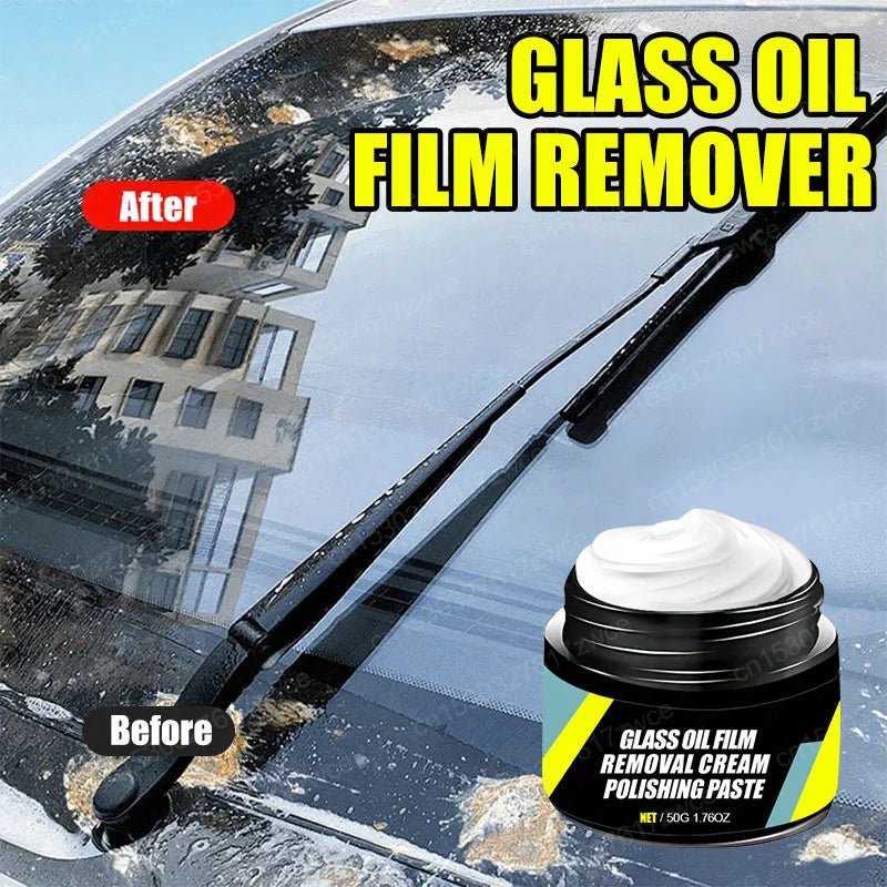 Car Glass Polish Coating Kit for Windshield Oil Film Removal Paste Car Glass Water Repellent Anti Rain Hydrophobic Cleaning Kits - UrbanNest Co