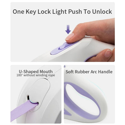 Automatic Retractable Lighting Dog Leash - UrbanNest Co