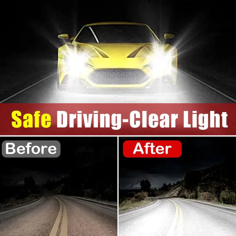 Car Headlight Restoration Polishing Kits Headlamp Scratch Remover Repair Cleaning Paste Remove Oxidation Headlight Polish Liquid - UrbanNest Co