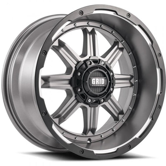 Grid Wheels 12955A1 20 in. Dia. x 9 in. GD10 0 mm Offset, 5 x 150 - UrbanNest Co