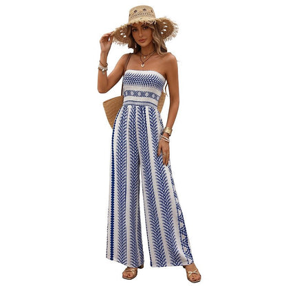 Chic High - Waisted Wide - Leg Jumpsuit - UrbanNest Co