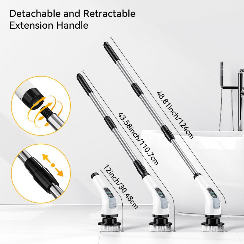 Cordless Electric Cleaning Brush 7 - in - 1 Bathroom Window Electric Spin Cleaner Kitchen Toilet Automotive Household Rotate Clean - UrbanNest Co