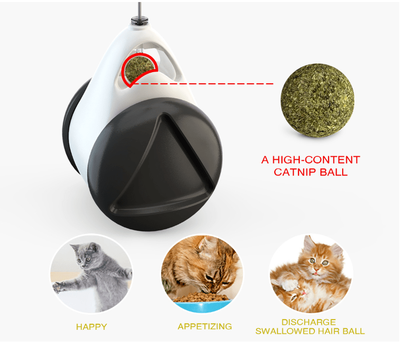 Tumbler Balanced Wheel Swinging Ball Cat Toy - UrbanNest Co