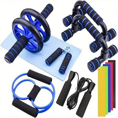 Abdominal Fitness Wheel Set Home Training (12pcs) - UrbanNest Co