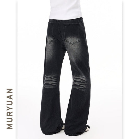 Style Wrinkle Catwhisker Flared Jeans for Men - UrbanNest Co
