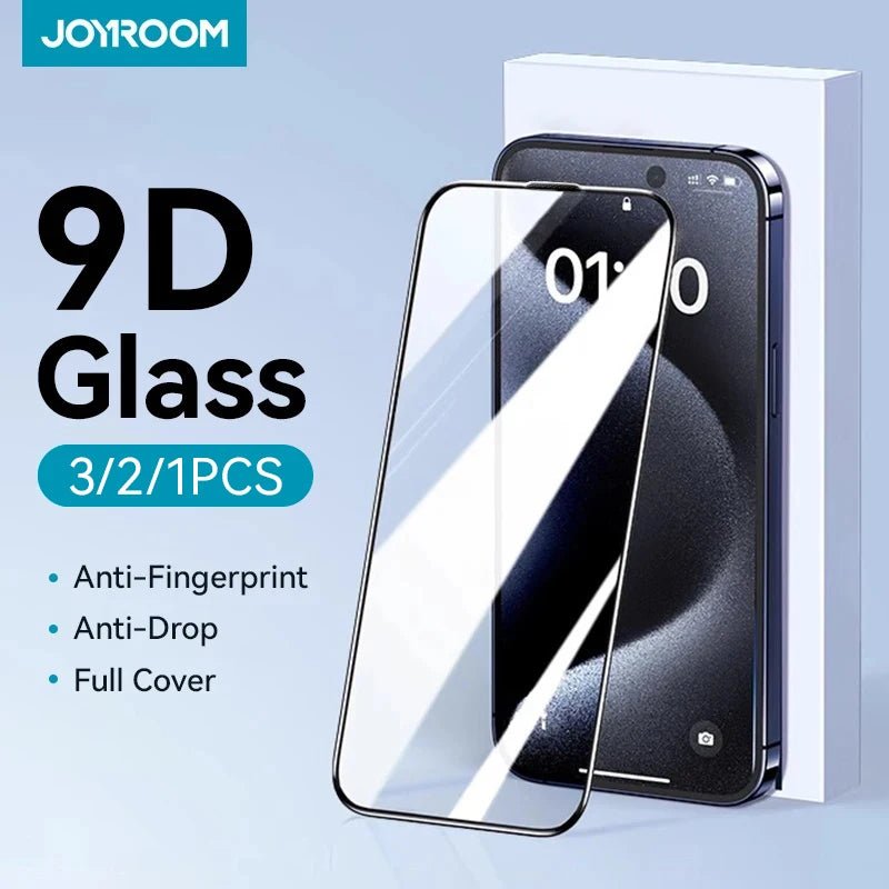 Joyroom 1/2/3pcs HD Glass Screen Protector for iPhone 16 15 14 13 12 11 Pro Max Full Screen Tempered Glass Protection for iPhone - UrbanNest Co