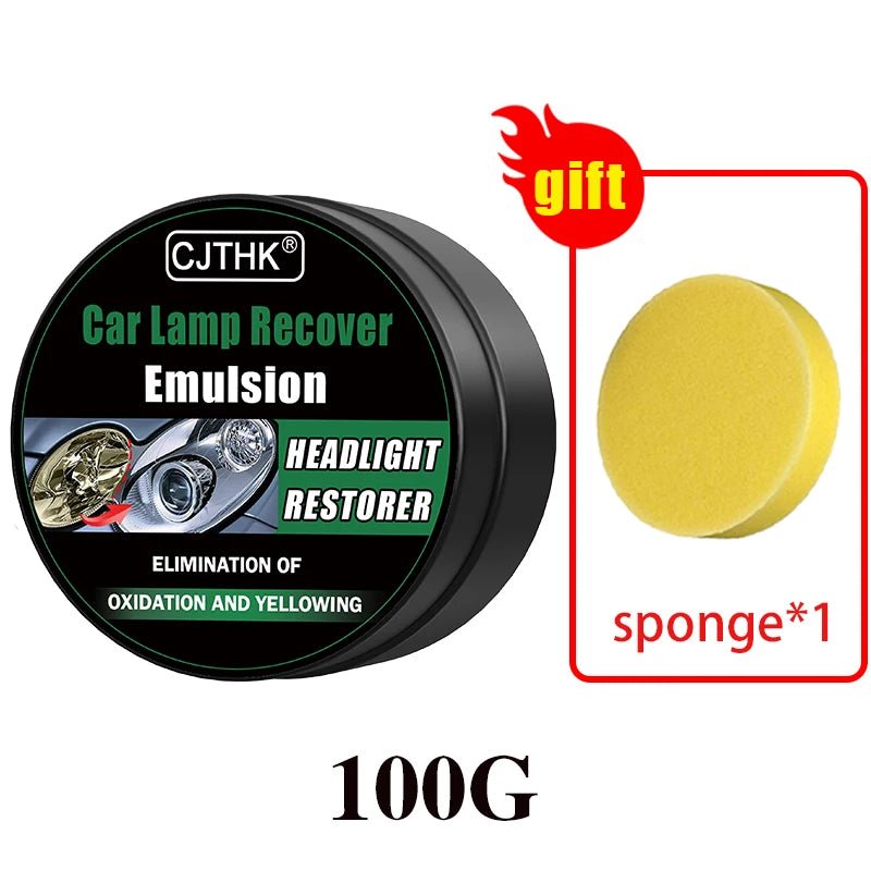 Car Headlight Restoration Polishing Kits Headlamp Scratch Remover Repair Cleaning Paste Remove Oxidation Headlight Polish Liquid - UrbanNest Co