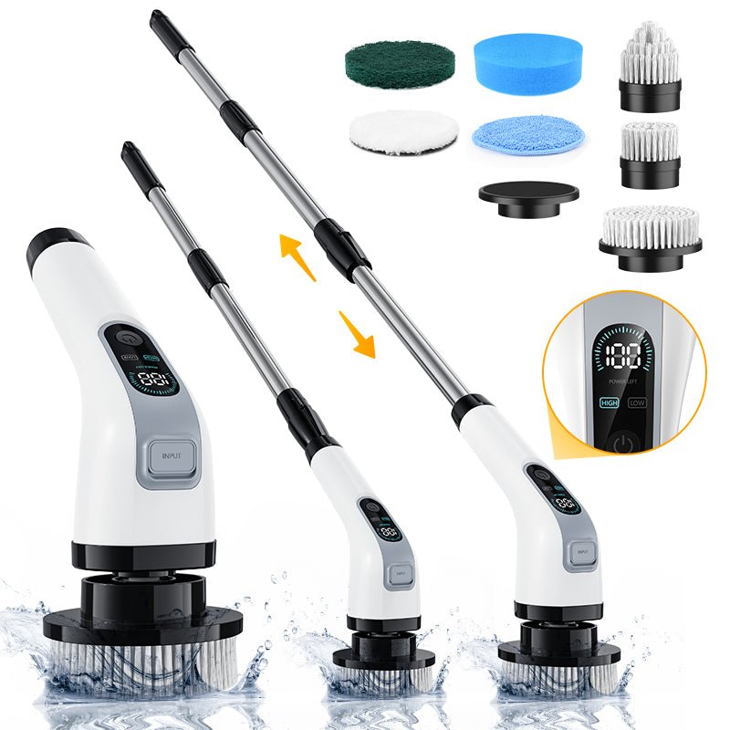 Cordless Electric Cleaning Brush 7 - in - 1 Bathroom Window Electric Spin Cleaner Kitchen Toilet Automotive Household Rotate Clean - UrbanNest Co