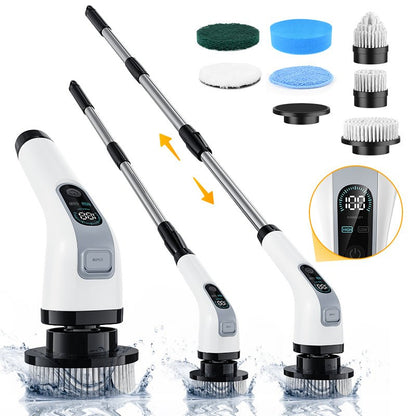 Cordless Electric Cleaning Brush 7 - in - 1 Bathroom Window Electric Spin Cleaner Kitchen Toilet Automotive Household Rotate Clean - UrbanNest Co