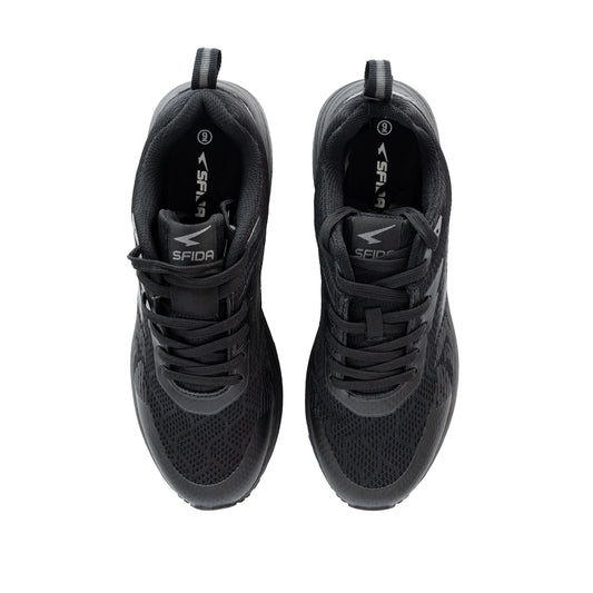 Prota Boys Lace Up Runner - Black/Black - UrbanNest Co
