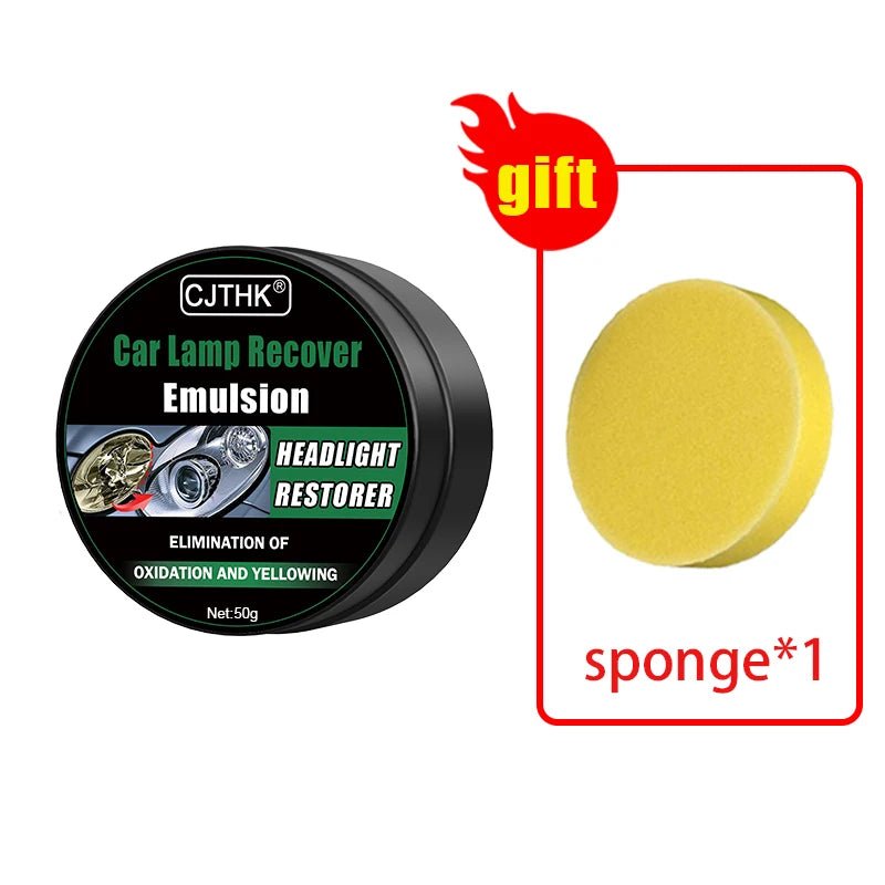 Car Headlight Restoration Polishing Kits Headlamp Scratch Remover Repair Cleaning Paste Remove Oxidation Headlight Polish Liquid - UrbanNest Co