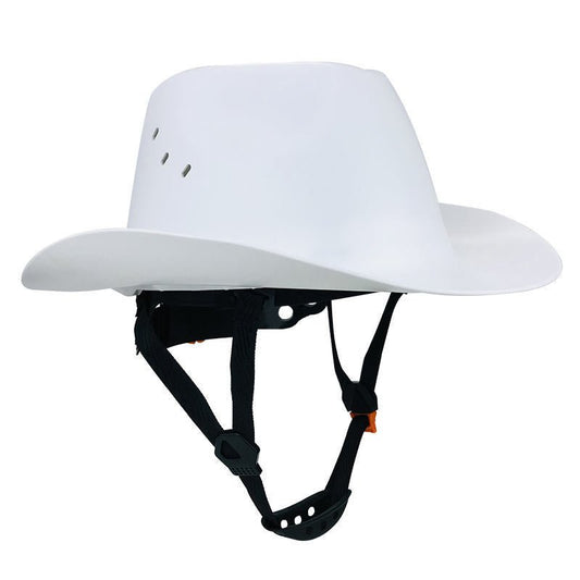 Full - Brim Cowboy Hard Hat with Goggles, ANSI - Certified Safety Helmet for Outdoor. - UrbanNest Co
