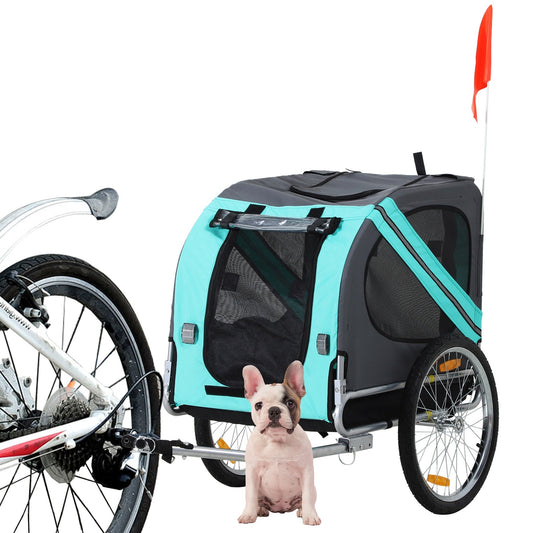 Aosom Pet Bicycle Trailer Dog Cat Bike Carrier Pet Bicycle Trailer Dog - UrbanNest Co