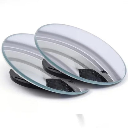 1Pair Car Blind Spot Mirror 360 Degree Adjustable Car Rearview Convex Mirror For Car Reverse Wide Angle Parking Rimless Mirrors - UrbanNest Co